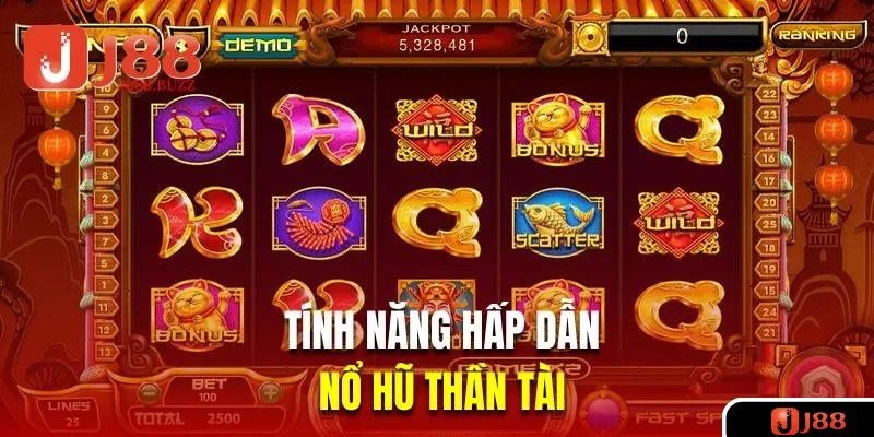 Những tính năng nổi bật của nổ hũ thần tài